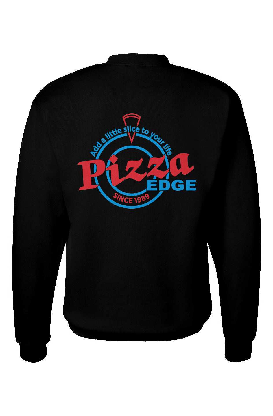 Pizza Edge Embroidered Crewneck Sweater