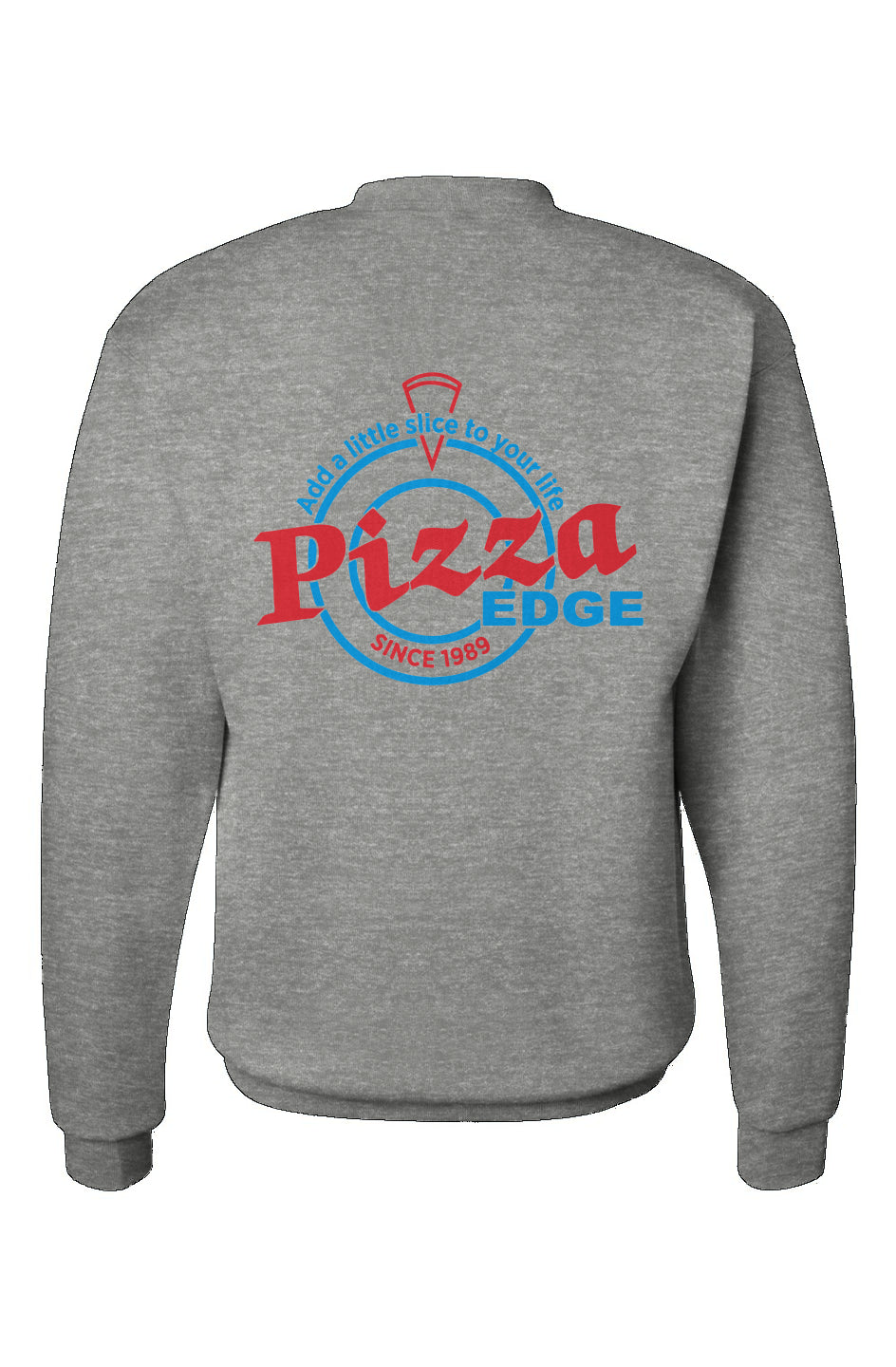 Pizza Edge Embroidered Crewneck Sweater