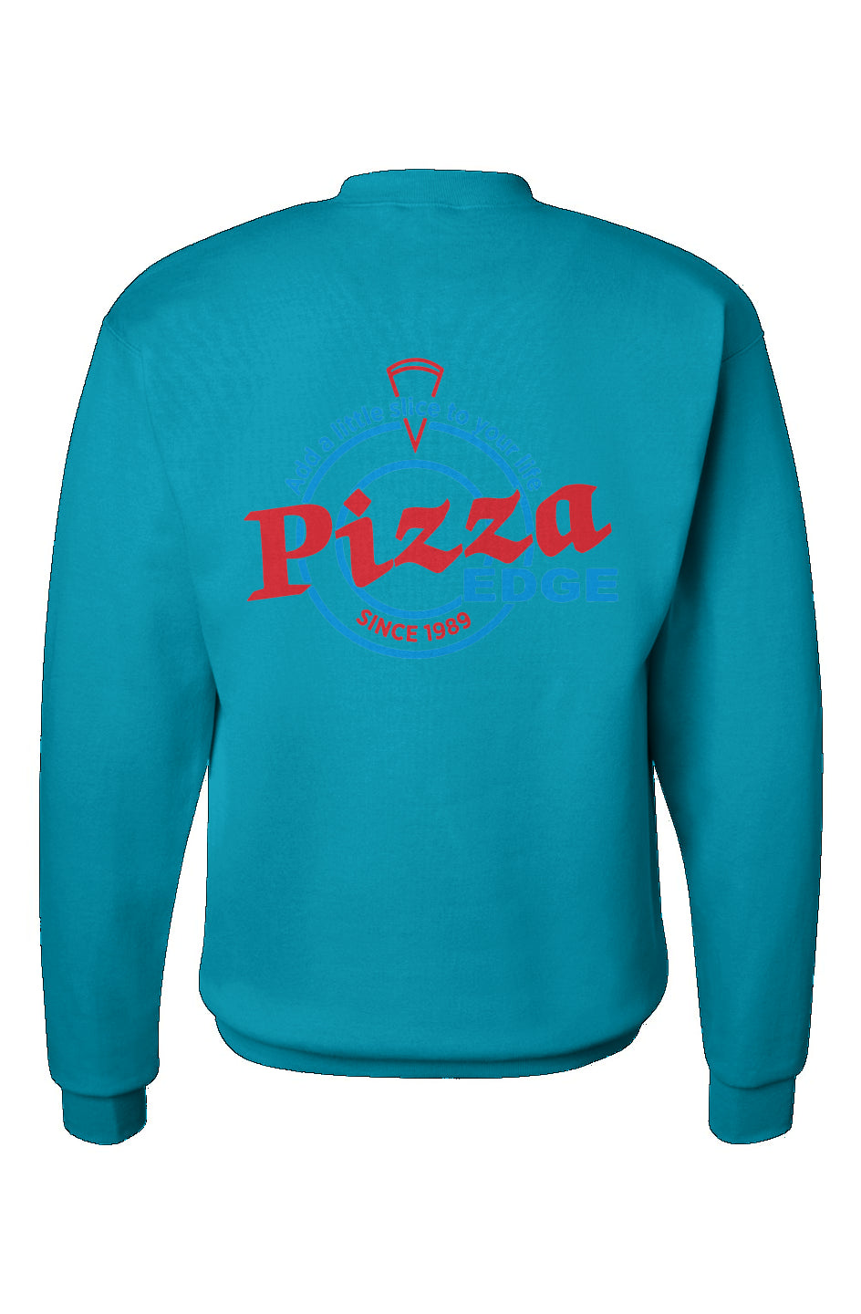 Pizza Edge Embroidered Crewneck Sweater