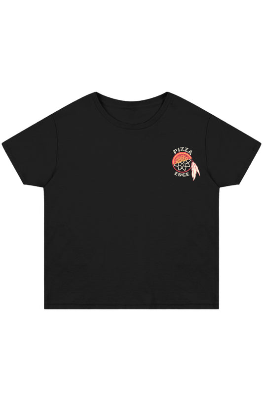 Pizza Edge 90s Revival Tee – High-Waisted Fit